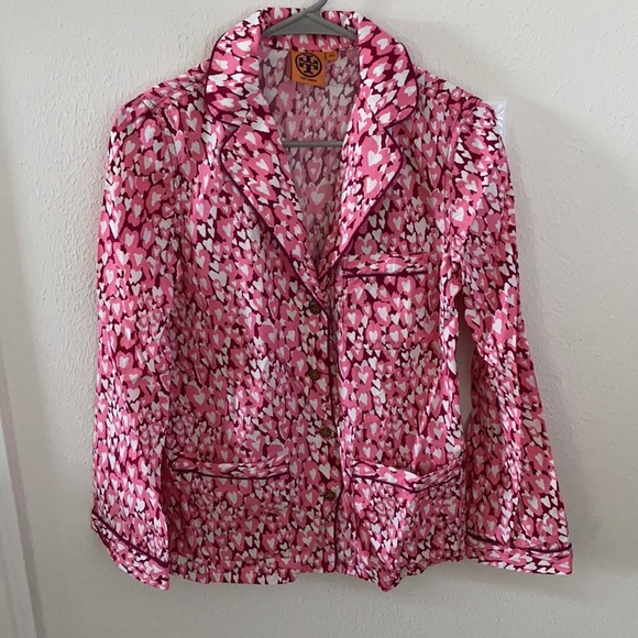 Tory Burch pajama top no button just the top - Picture 2 of 7